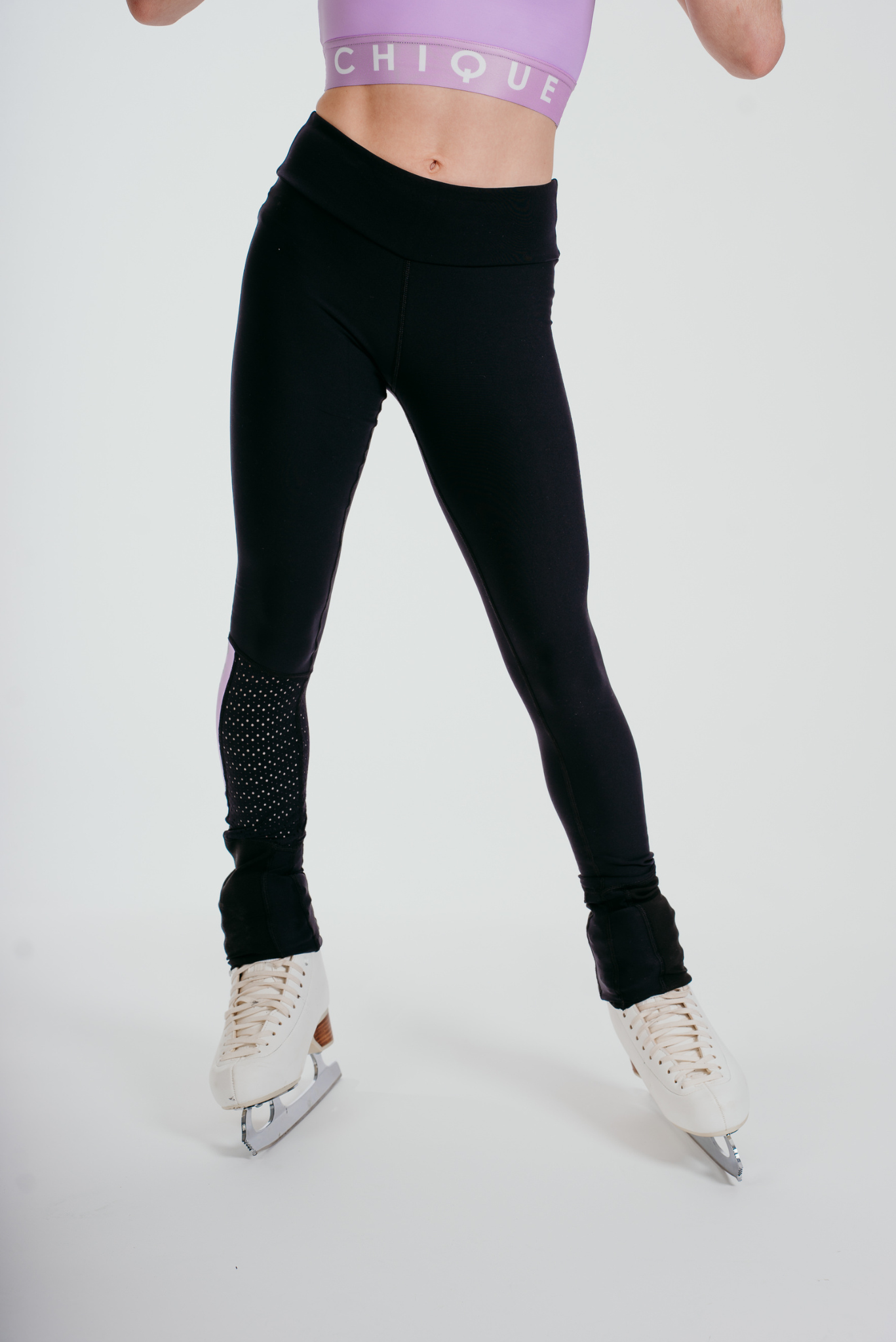 Inspire Non-Slip Leggings in Amethyst