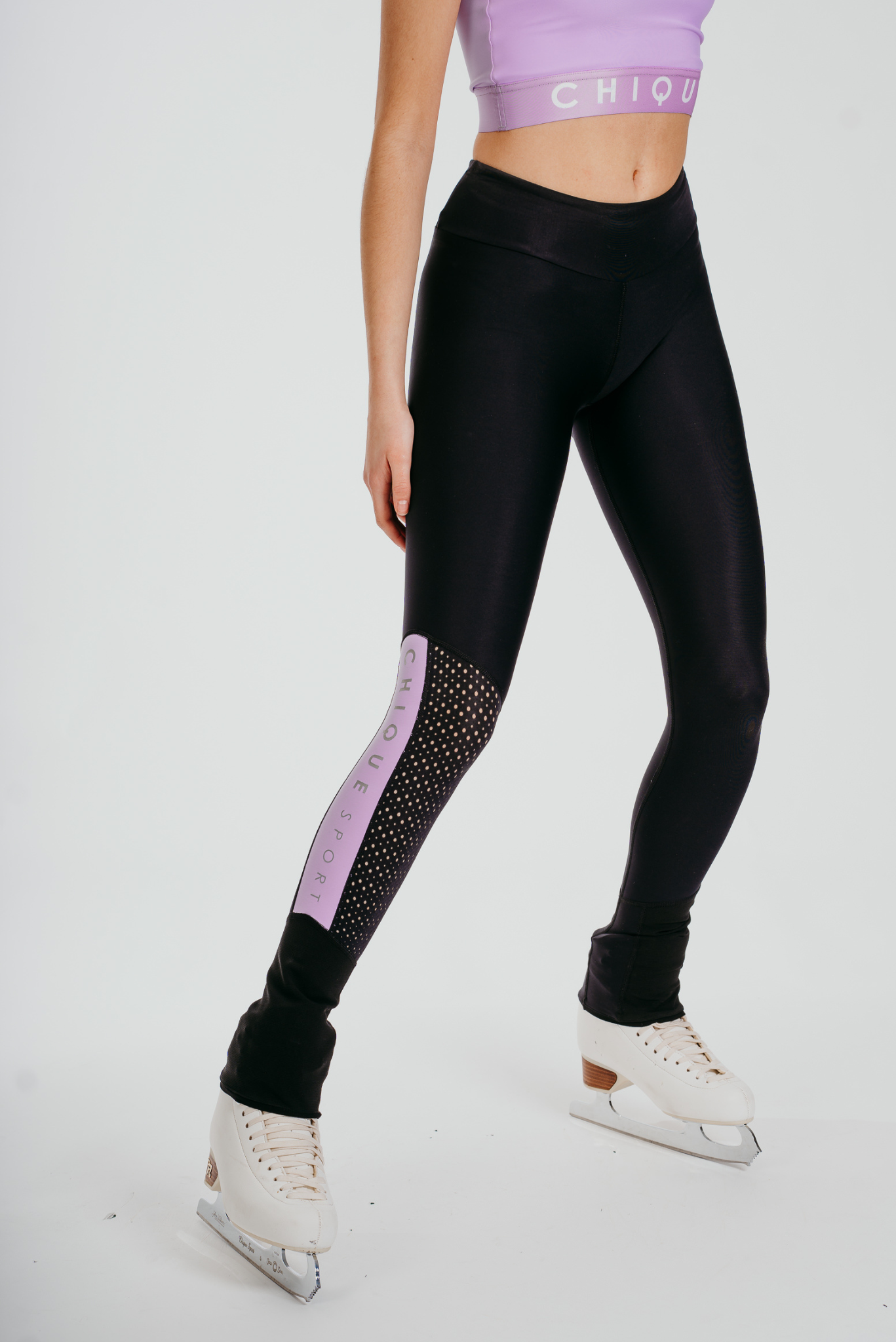 Inspire Non-Slip Leggings in Amethyst