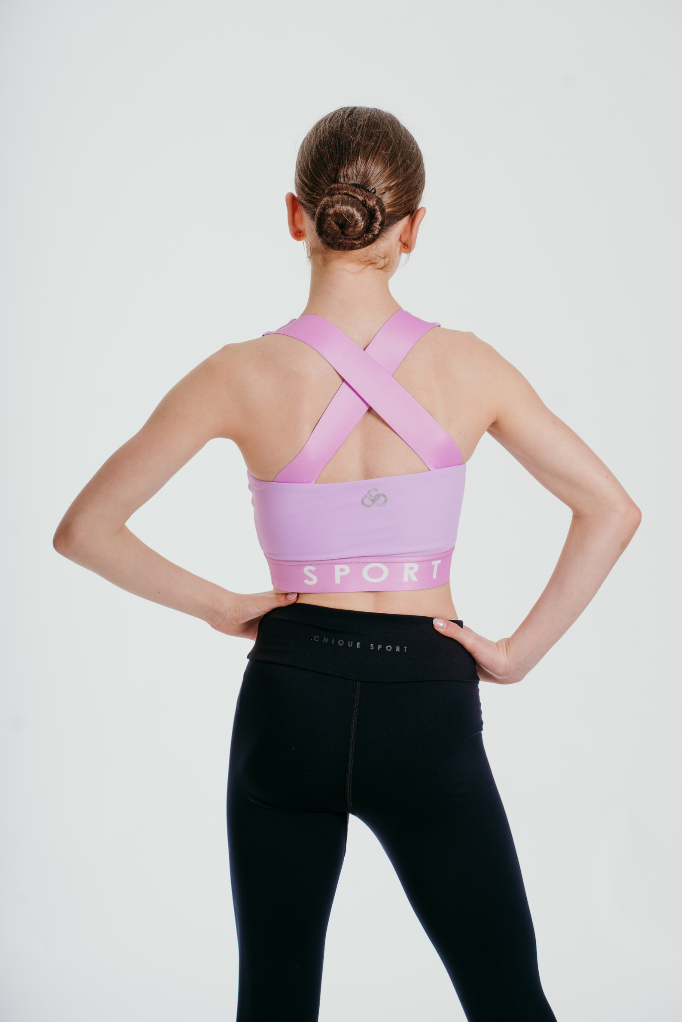 Fierce Halo Crop Top in Amethyst