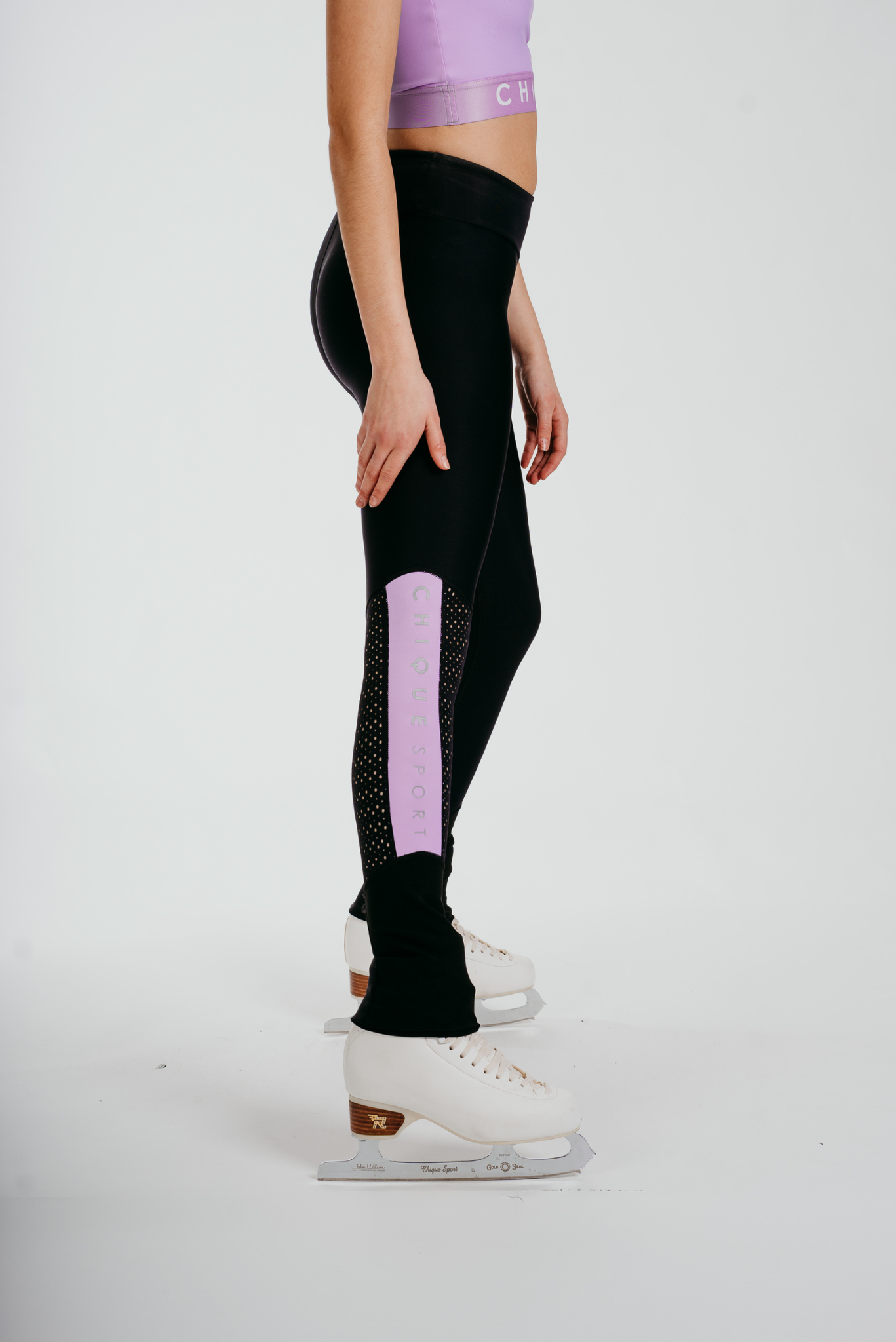 Inspire Non-Slip Leggings in Amethyst