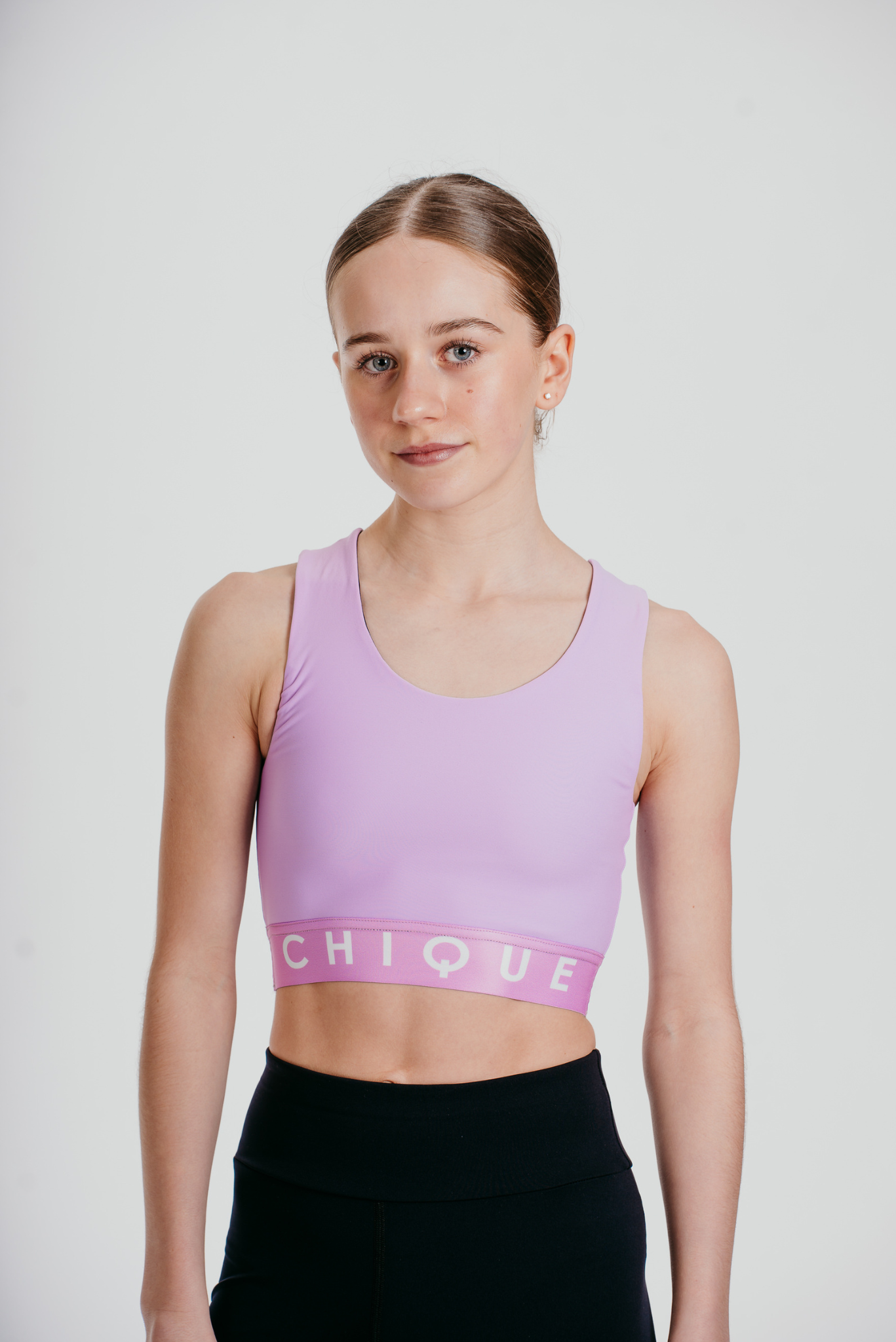 Fierce Halo Crop Top in Amethyst