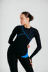 Desire Long-Sleeve Top in Azure