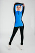 Inspire Half-Zip Top in Azure