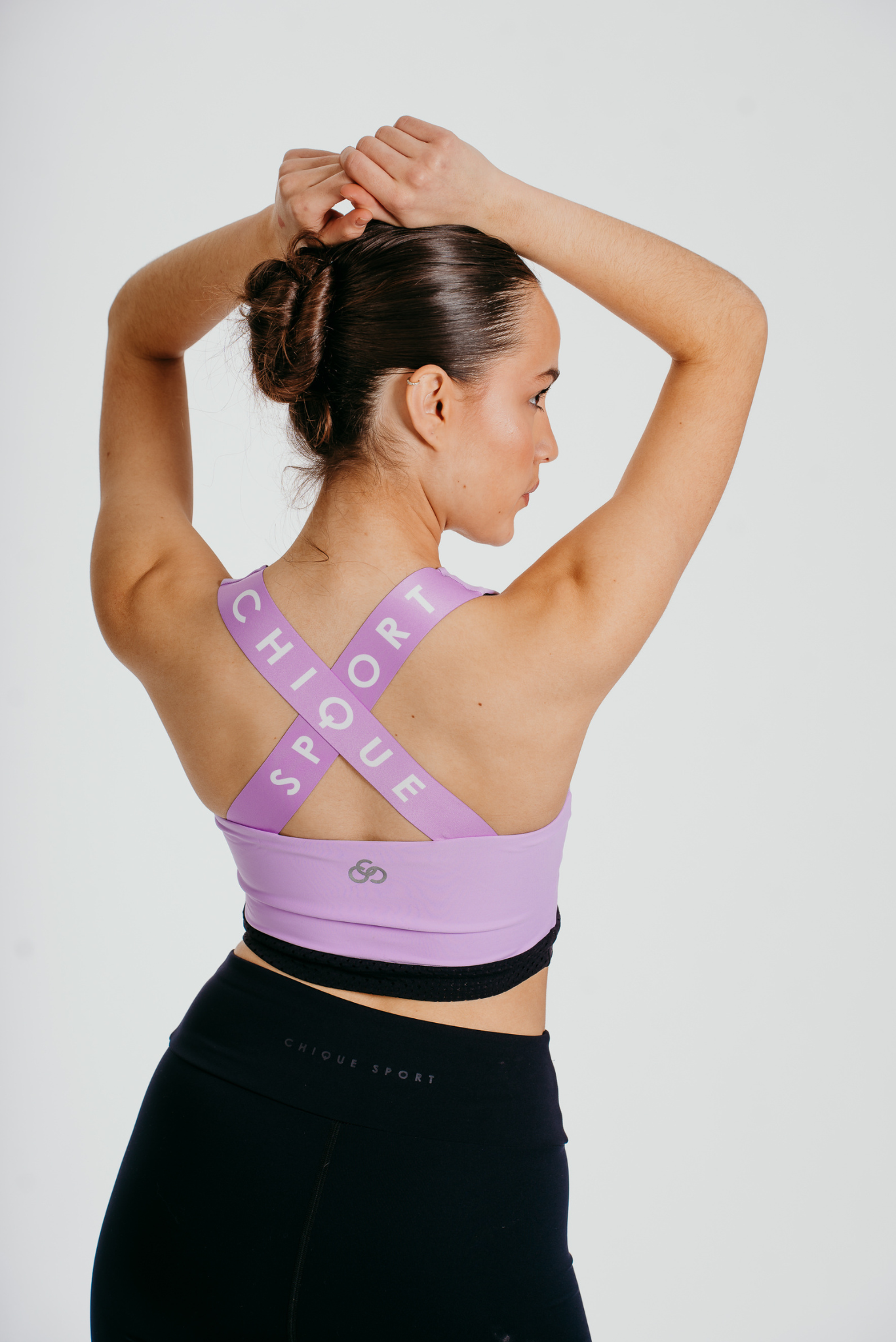 Fierce X Crop Top in Amethyst