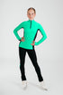 Inspire Half-Zip Top in Ocean