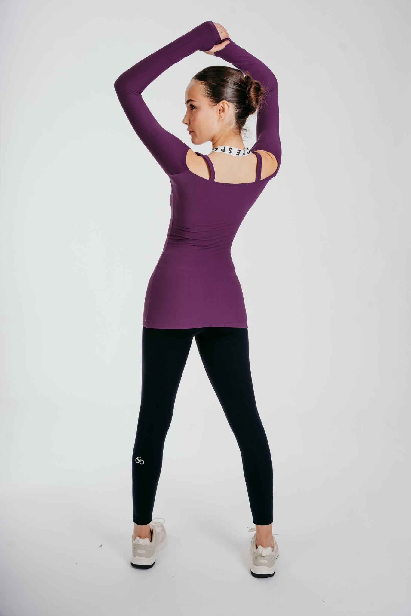 Fearless Long-Sleeve Top in Berry