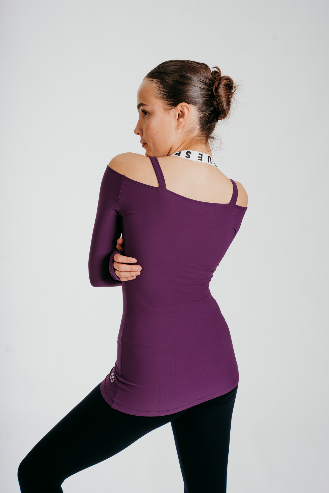 Fearless Long-Sleeve Top in Berry