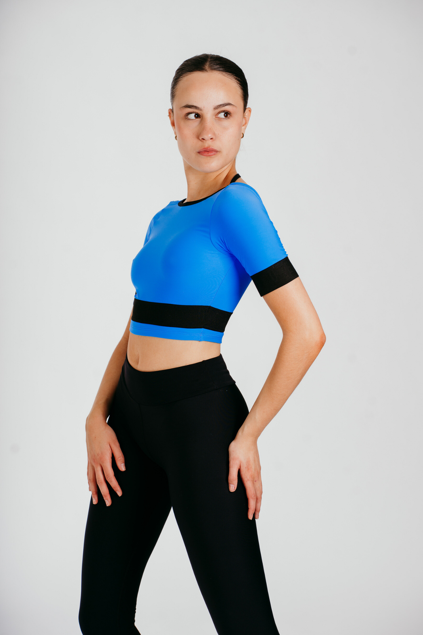 Phoenix Crop T-Shirt in Azure
