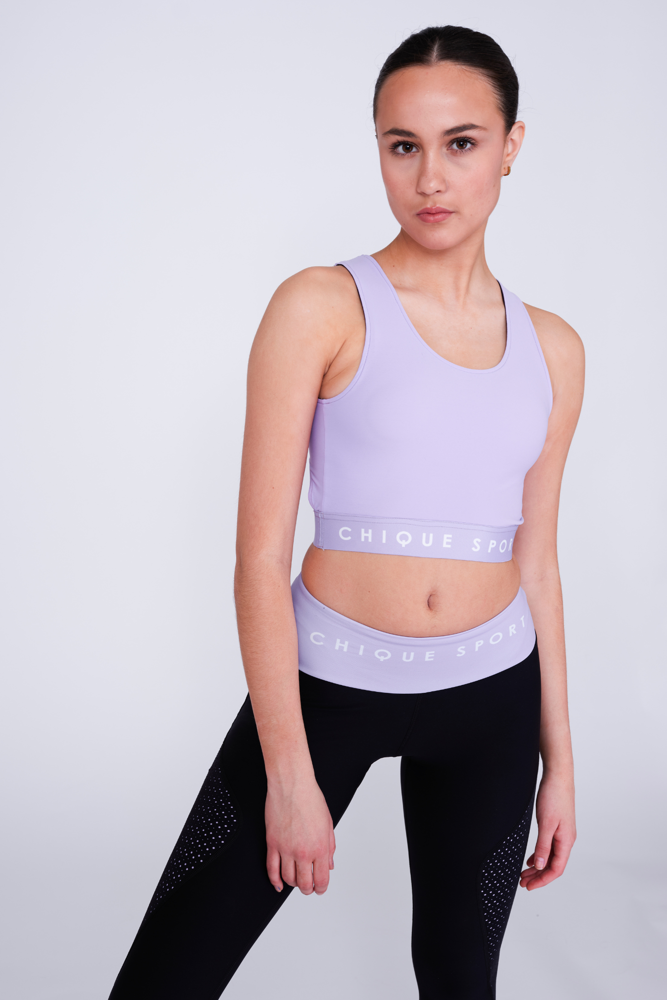 Empower Crop Top in Amethyst