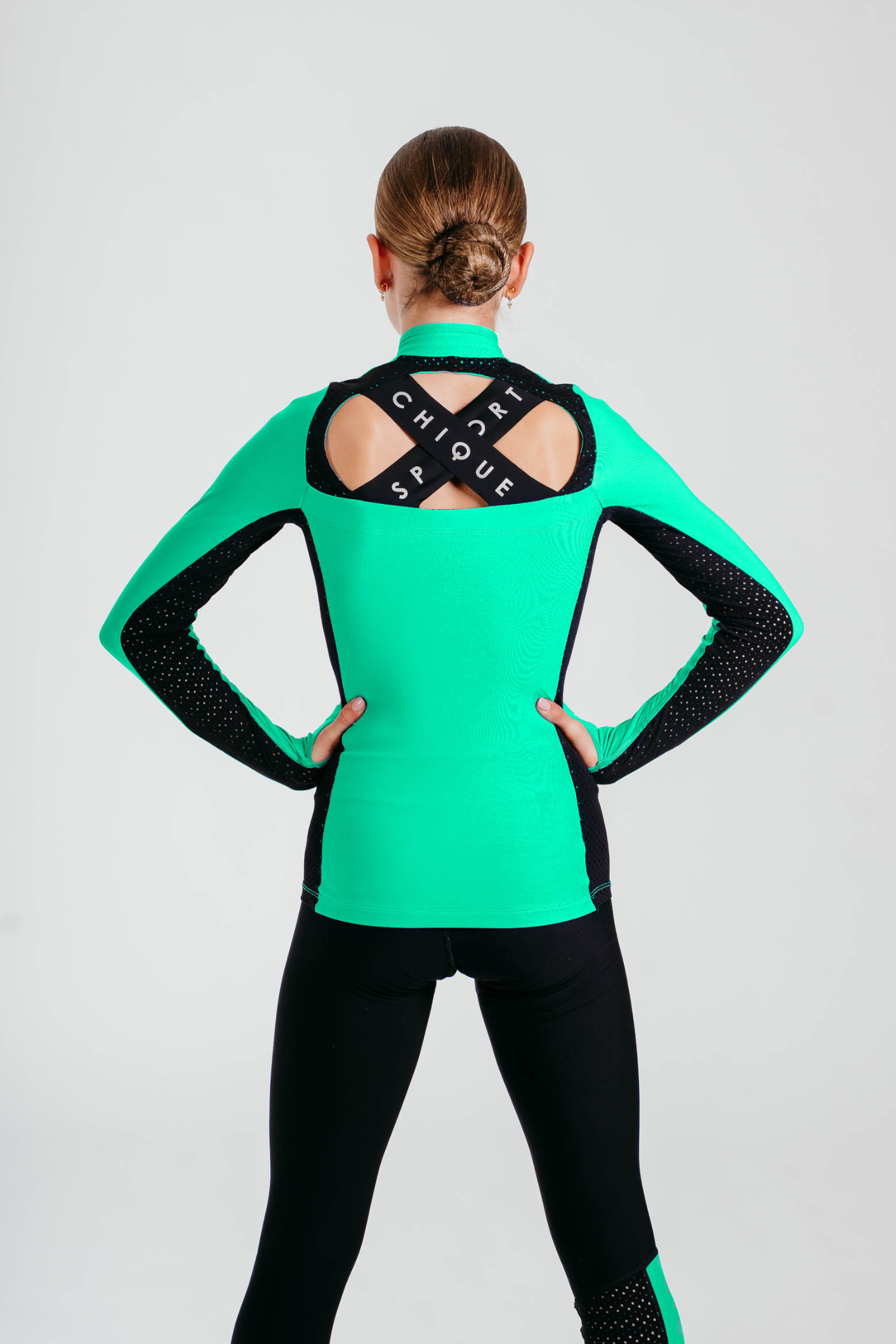 Inspire Half-Zip Top in Ocean