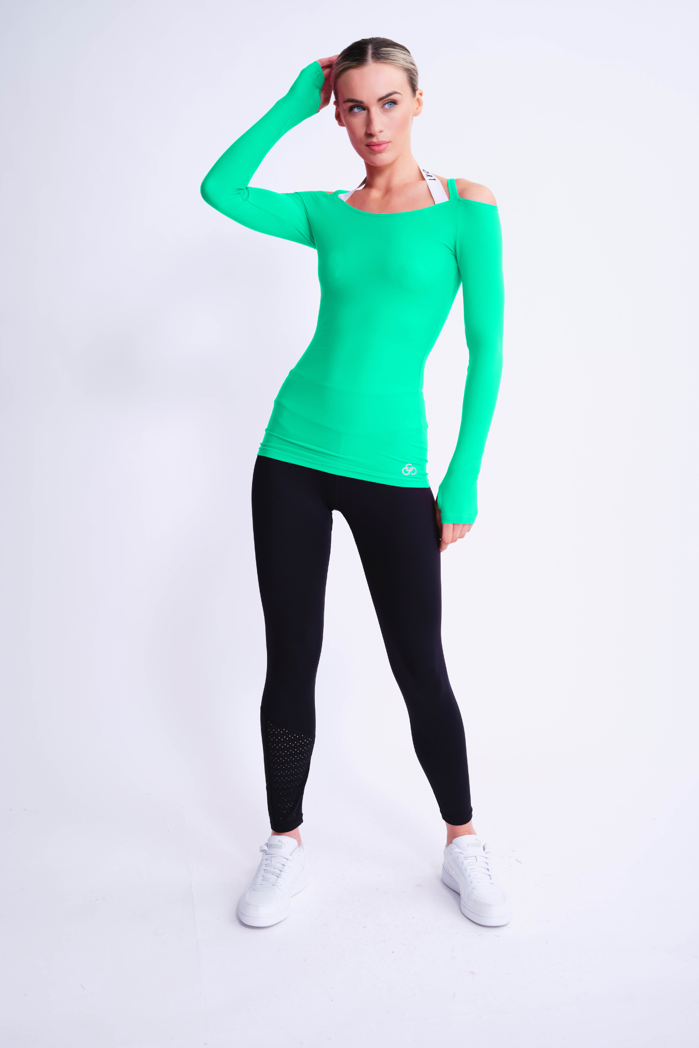 Fearless Long-Sleeve Top in Ocean