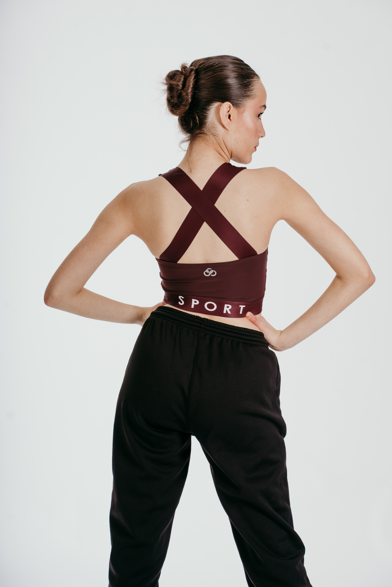 Fierce Halo Crop Top in Truffle