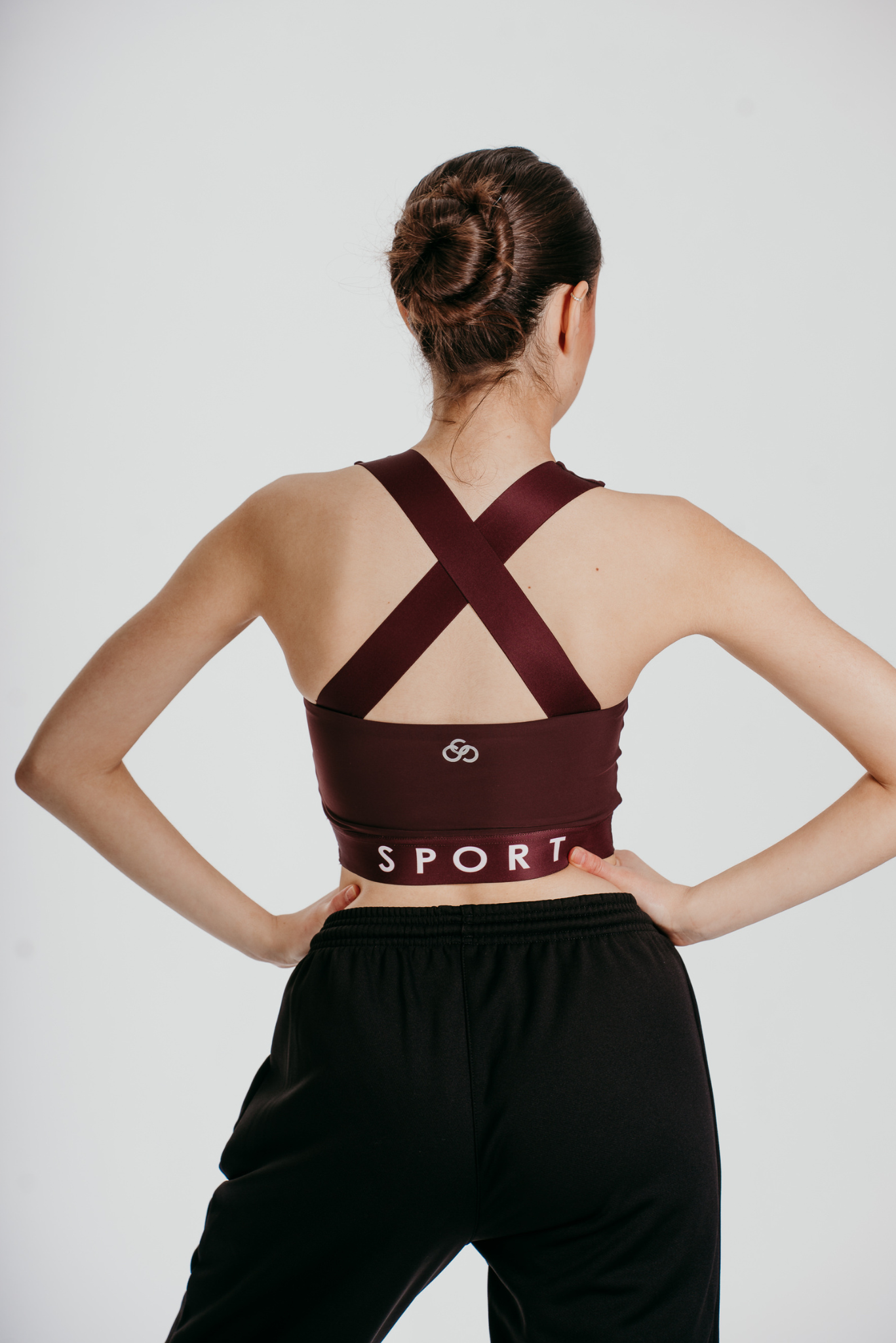 Fierce Halo Crop Top in Truffle