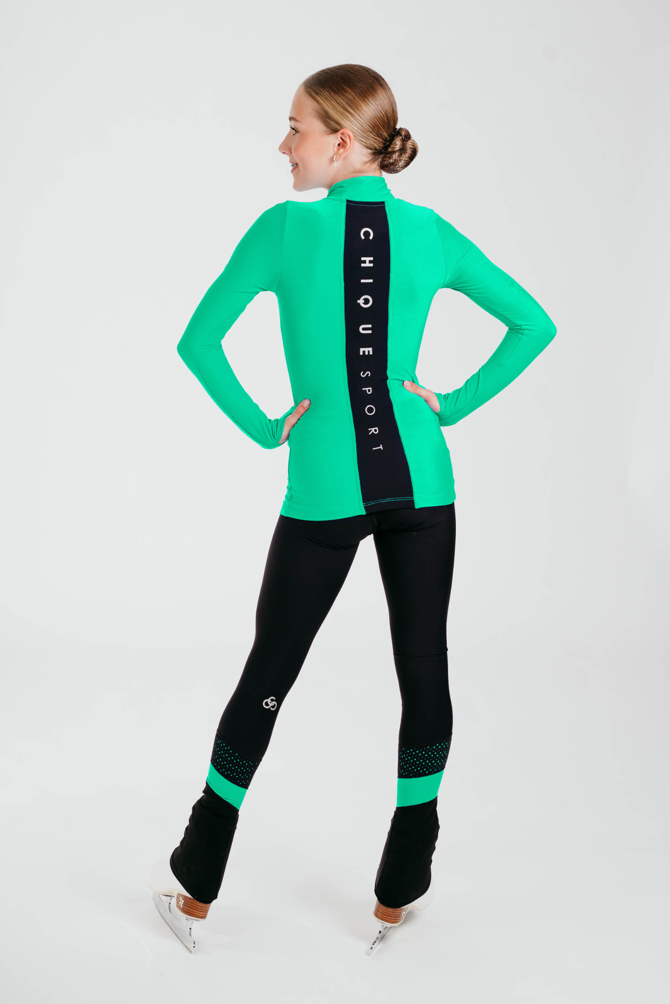 Desire Half-Zip Top in Ocean