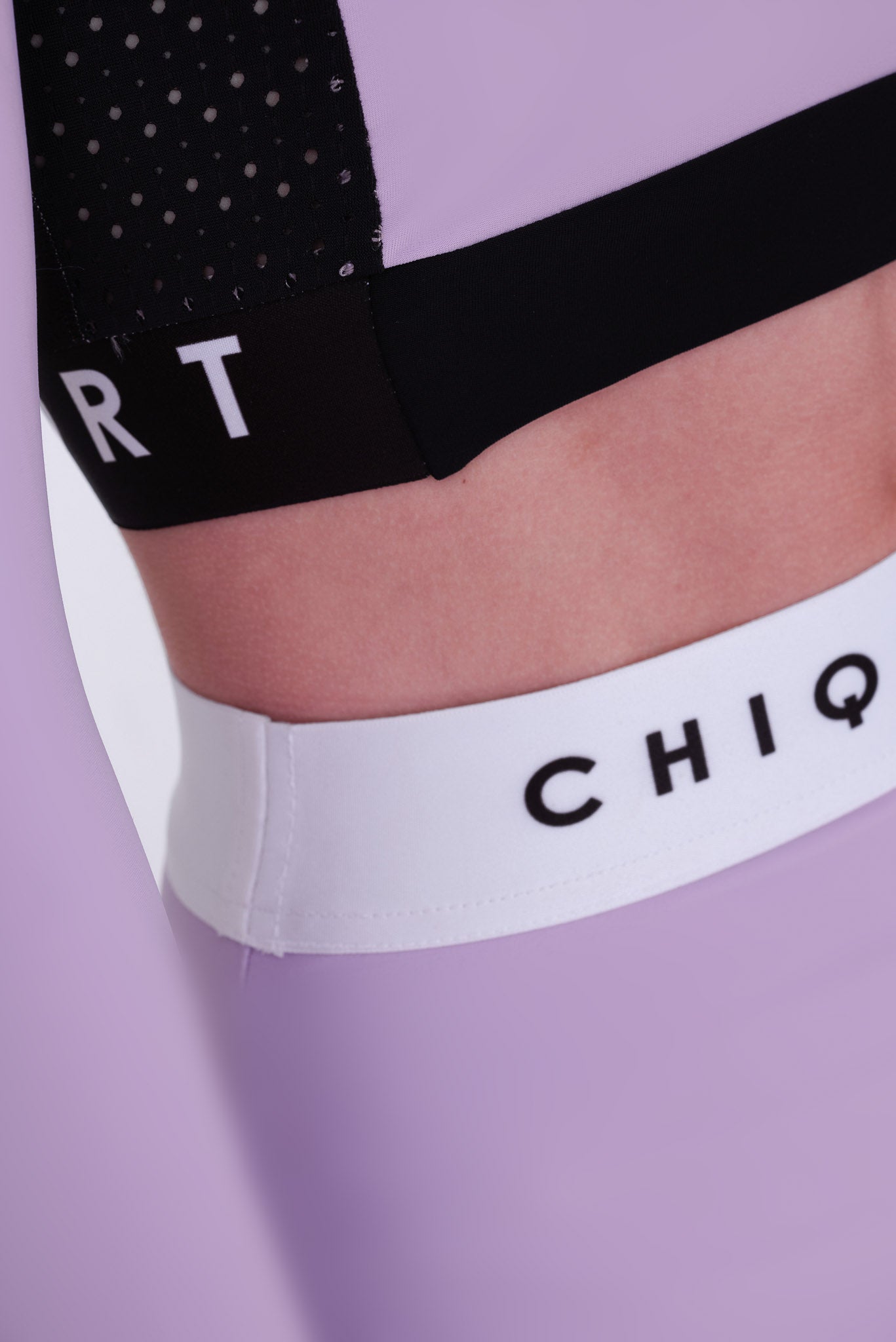 Ignite Long-Sleeve Crop in Amethyst