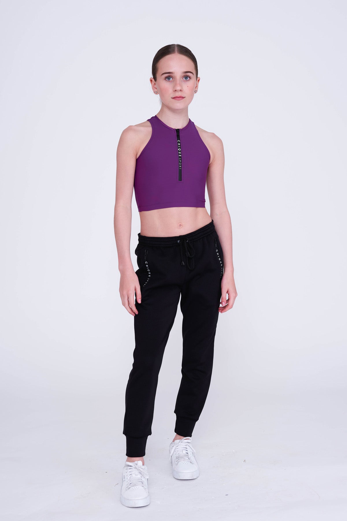 Iconic Crop Top in Berry
