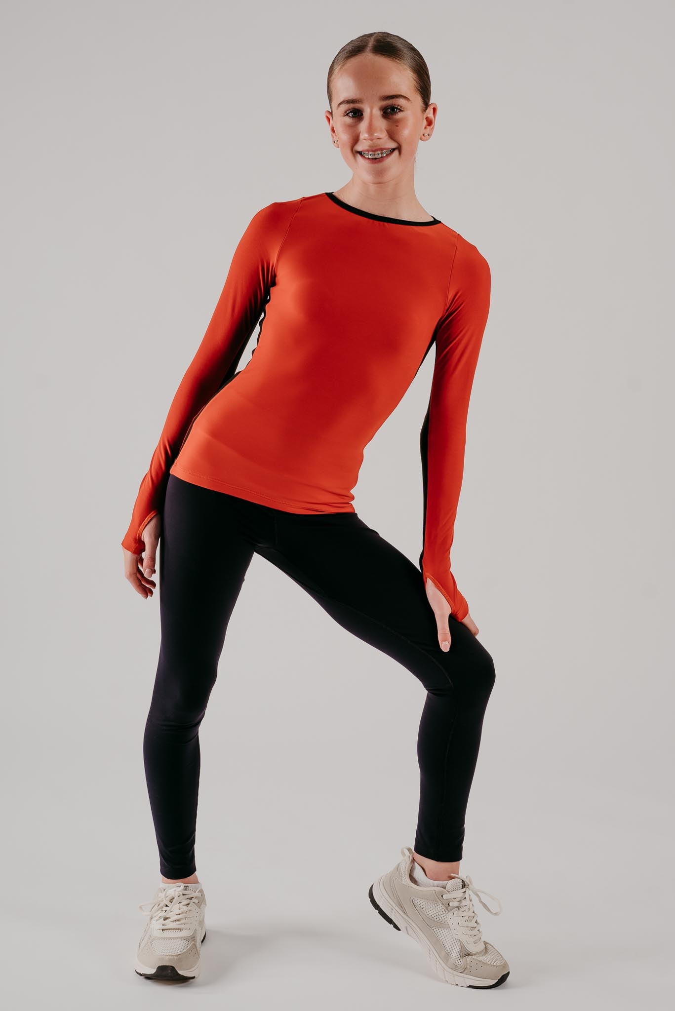 Phoenix Long Sleeve Top in Ember