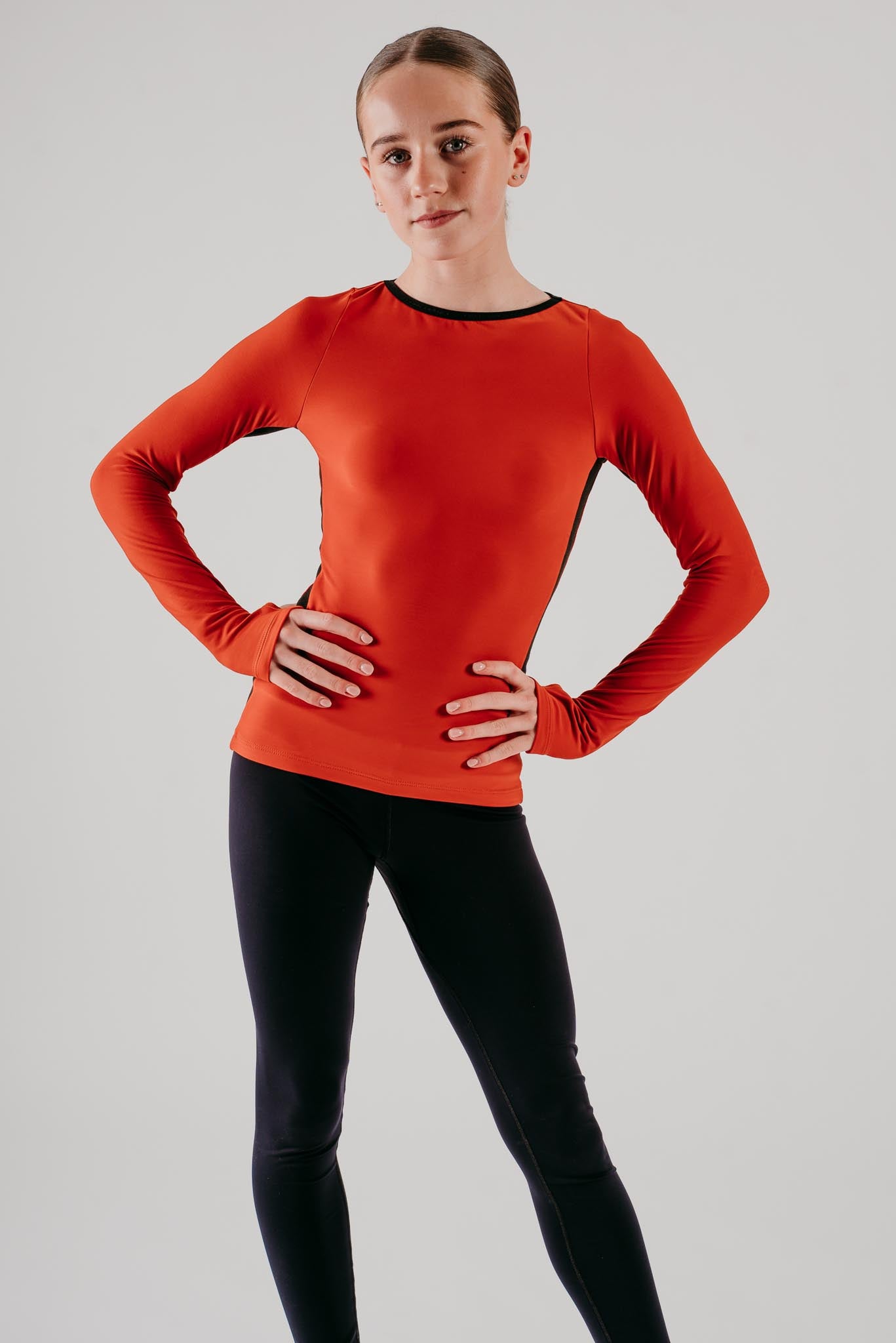 Phoenix Long Sleeve Top in Ember