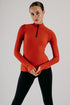 Phoenix Half Zip Top in Ember