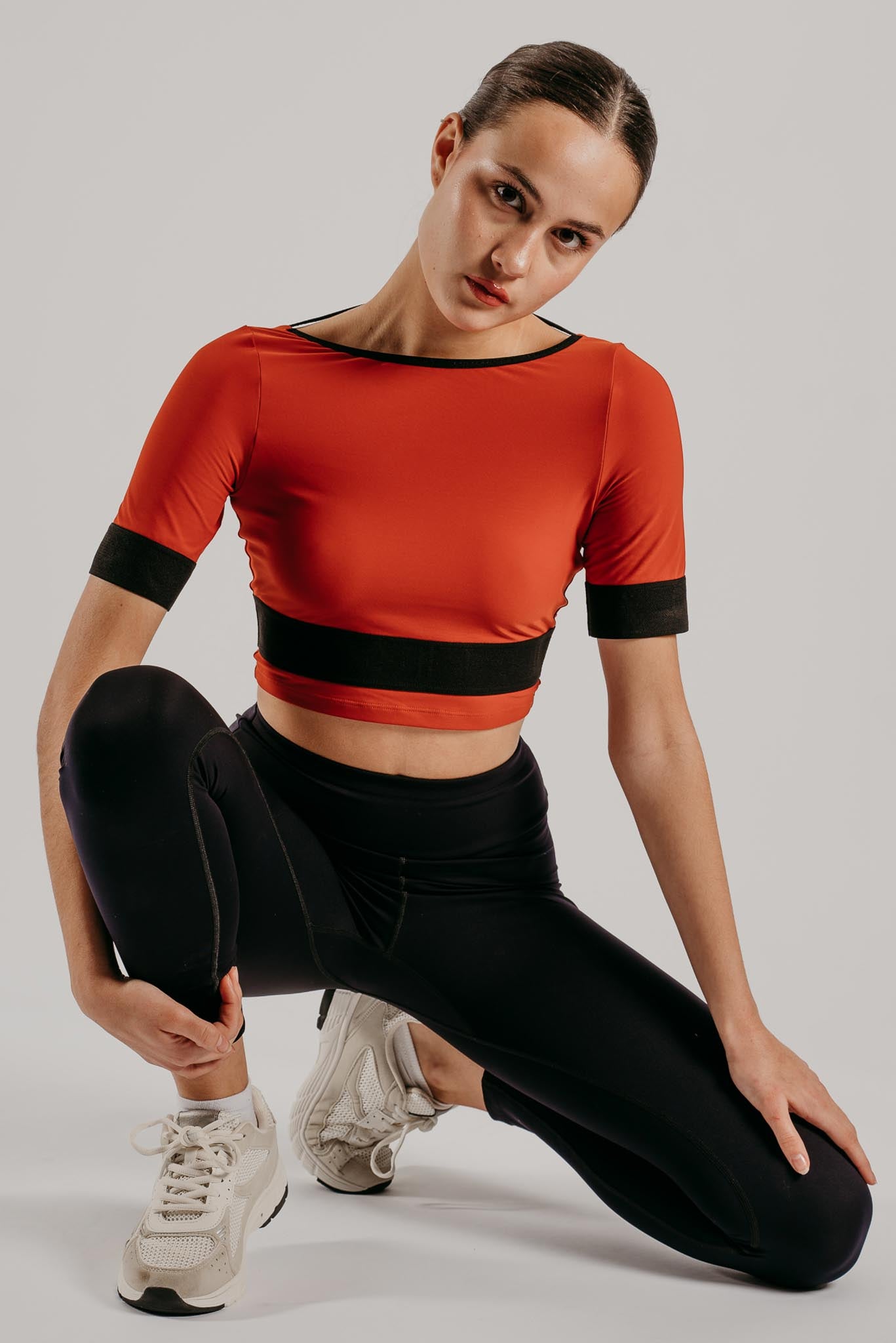 Phoenix Crop T-Shirt in Ember