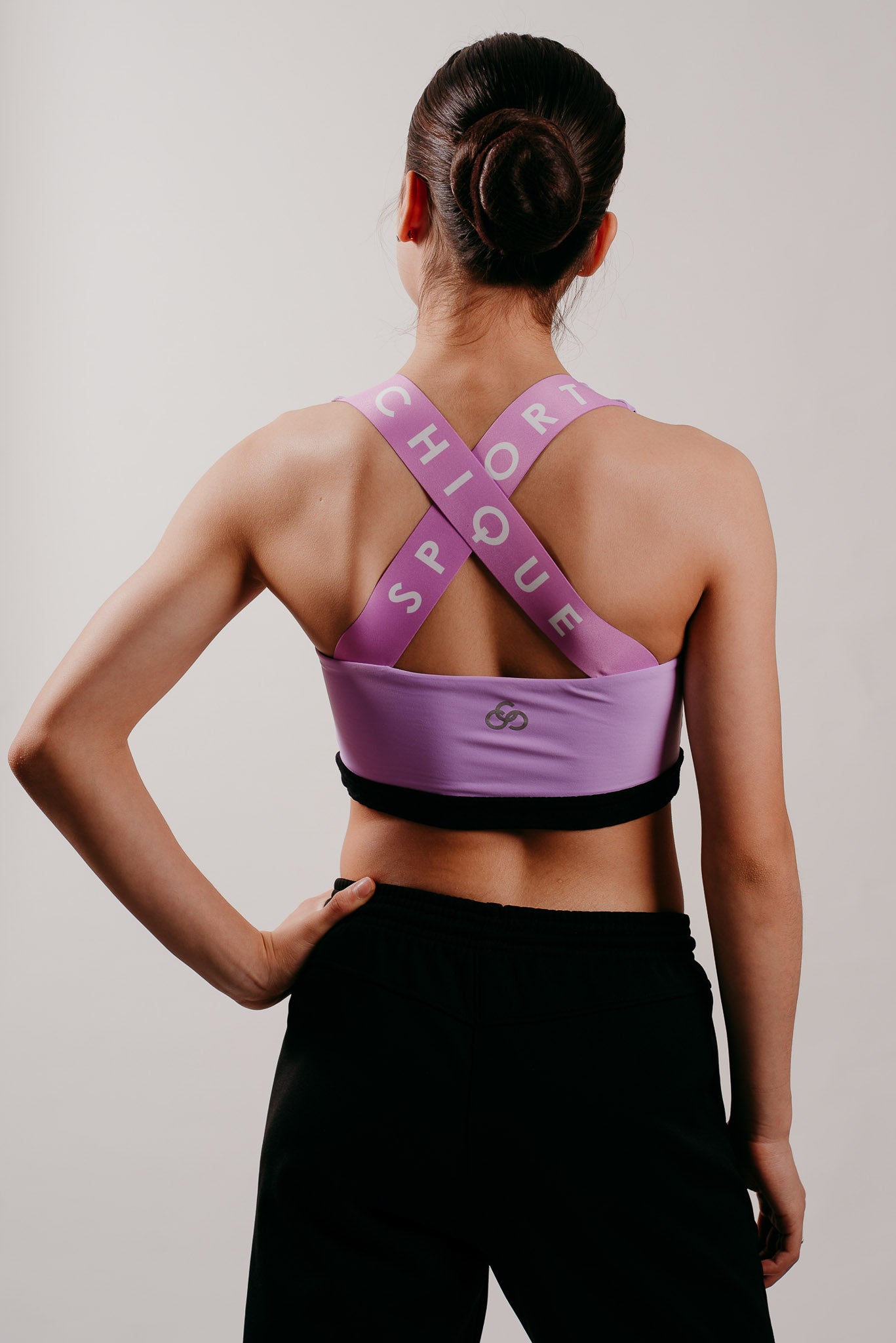 Fierce X Crop Top in Amethyst