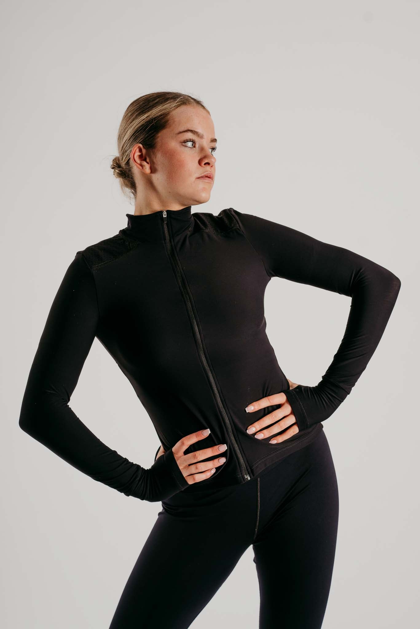 Phoenix Full Zip Base Layer Mesh Top