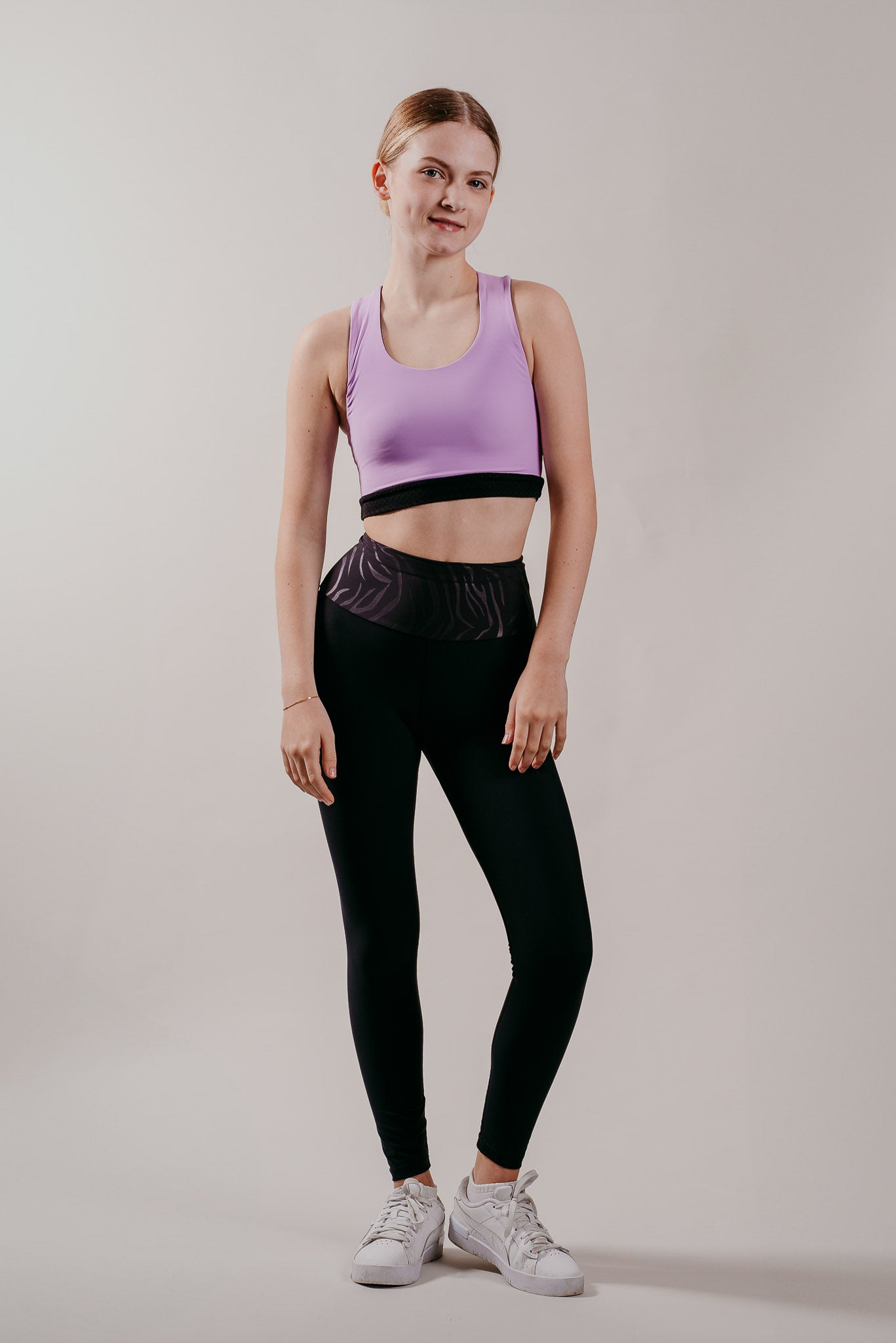 Fierce X Crop Top värissä Ametisti