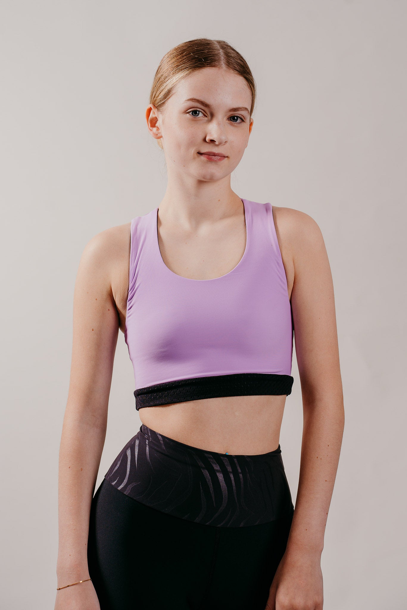 Fierce X Crop Top värissä Ametisti