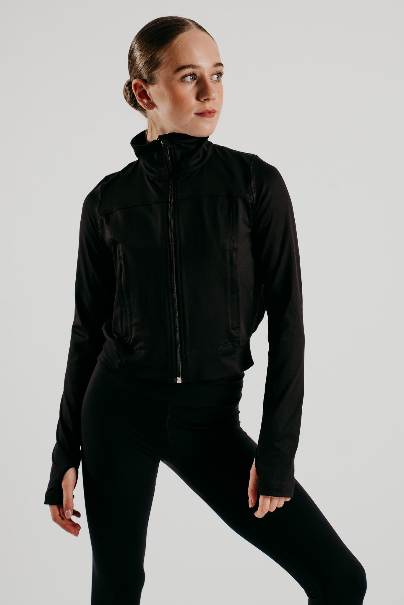 Phoenix Full Zip Jacket in Black