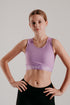 Empower Crop Top in Amethyst