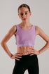 Empower Crop Top in Amethyst