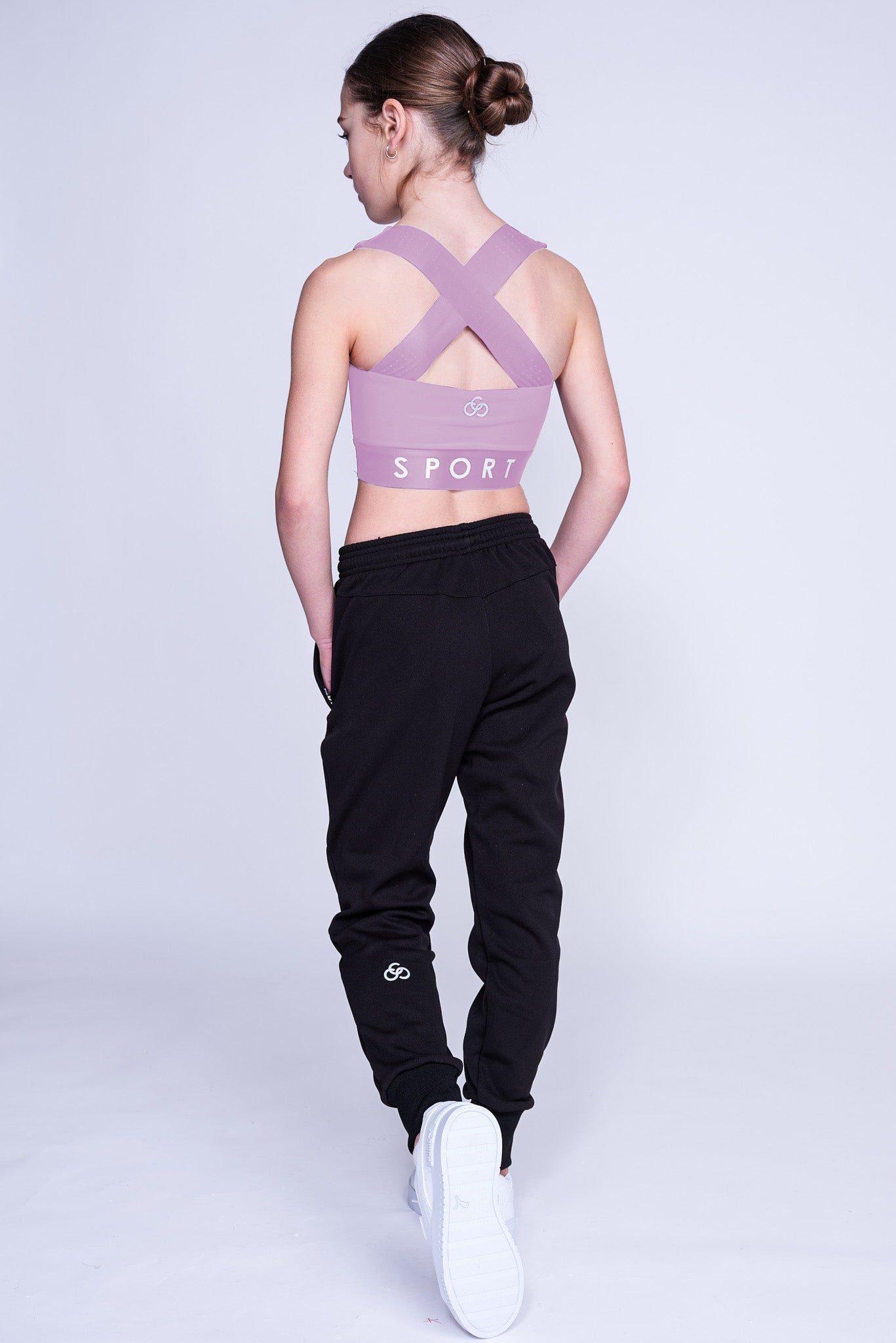 Fierce Halo Crop Top in Amethyst