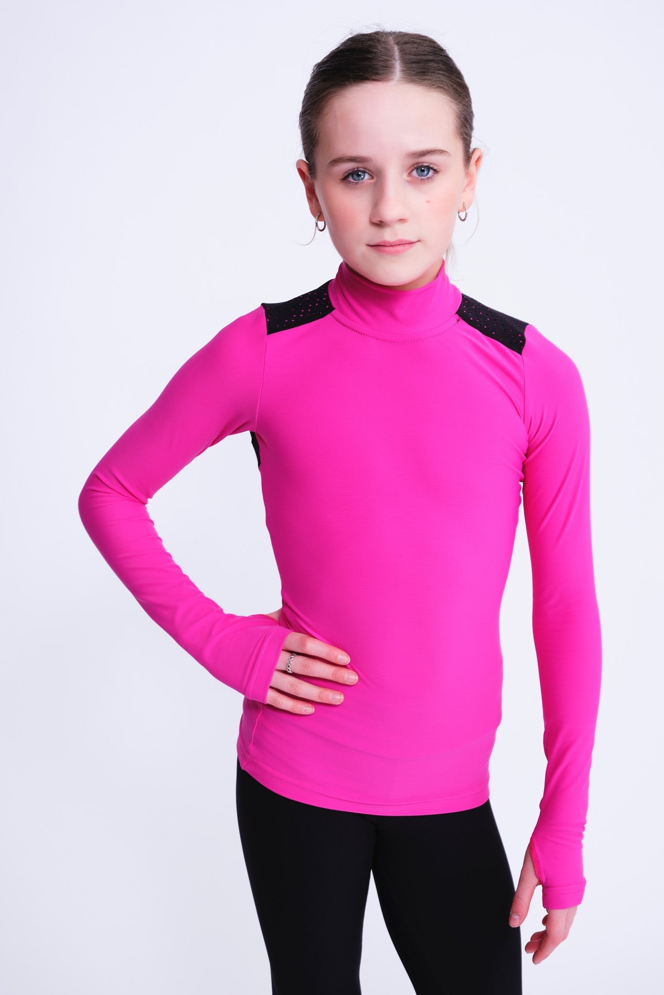 Passion Long-Sleeve Top in Fuchsia