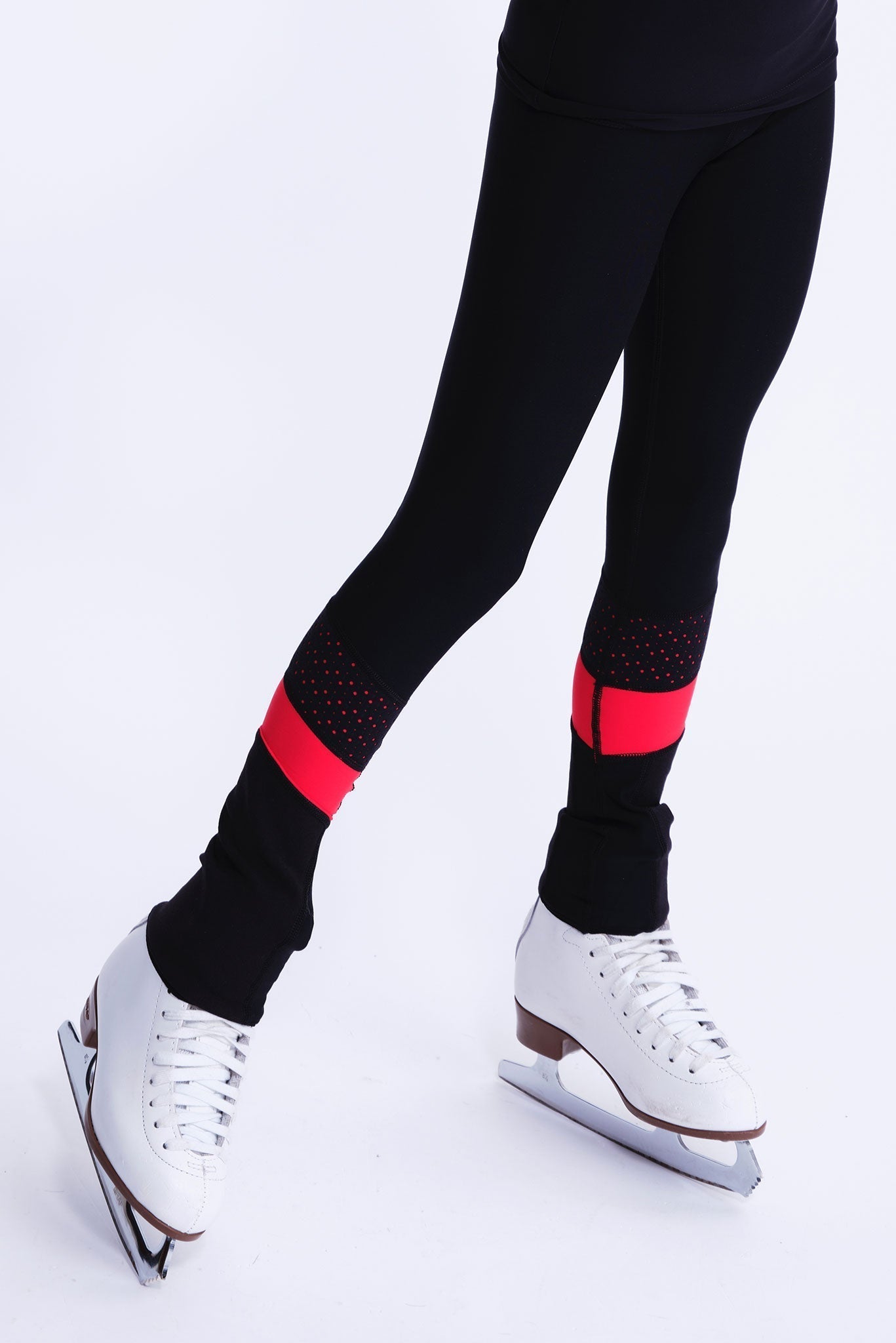 Buy Red & Black Leggings for Girls by D'Chica Online