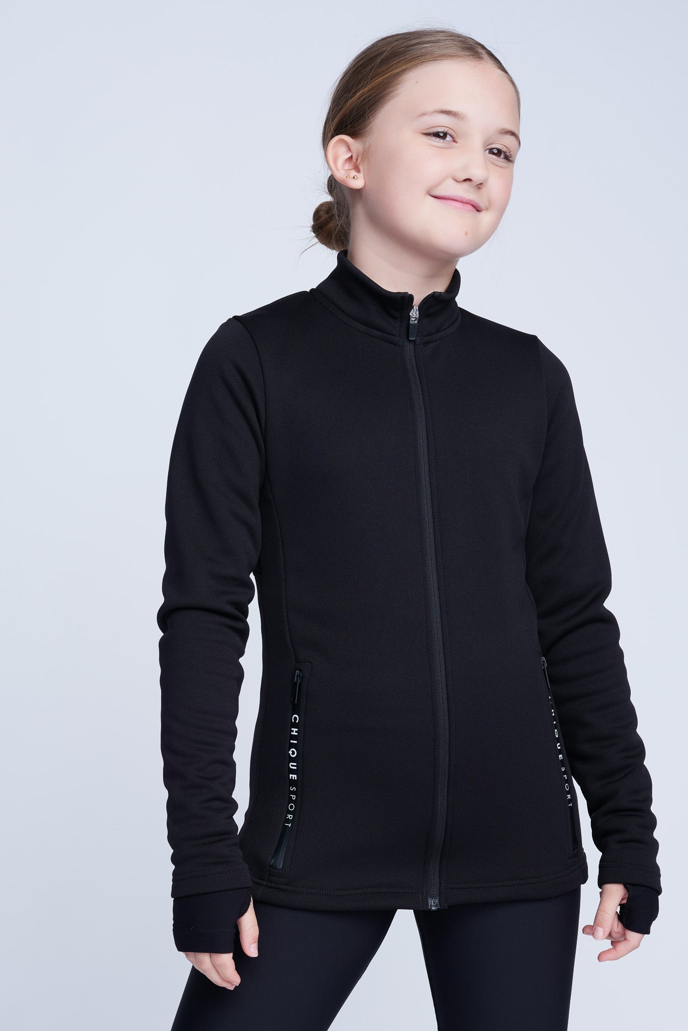 Fila Sport Jacket Womens Extra Large Black Fleece Full Zip Up Long Sle –  Goodfair