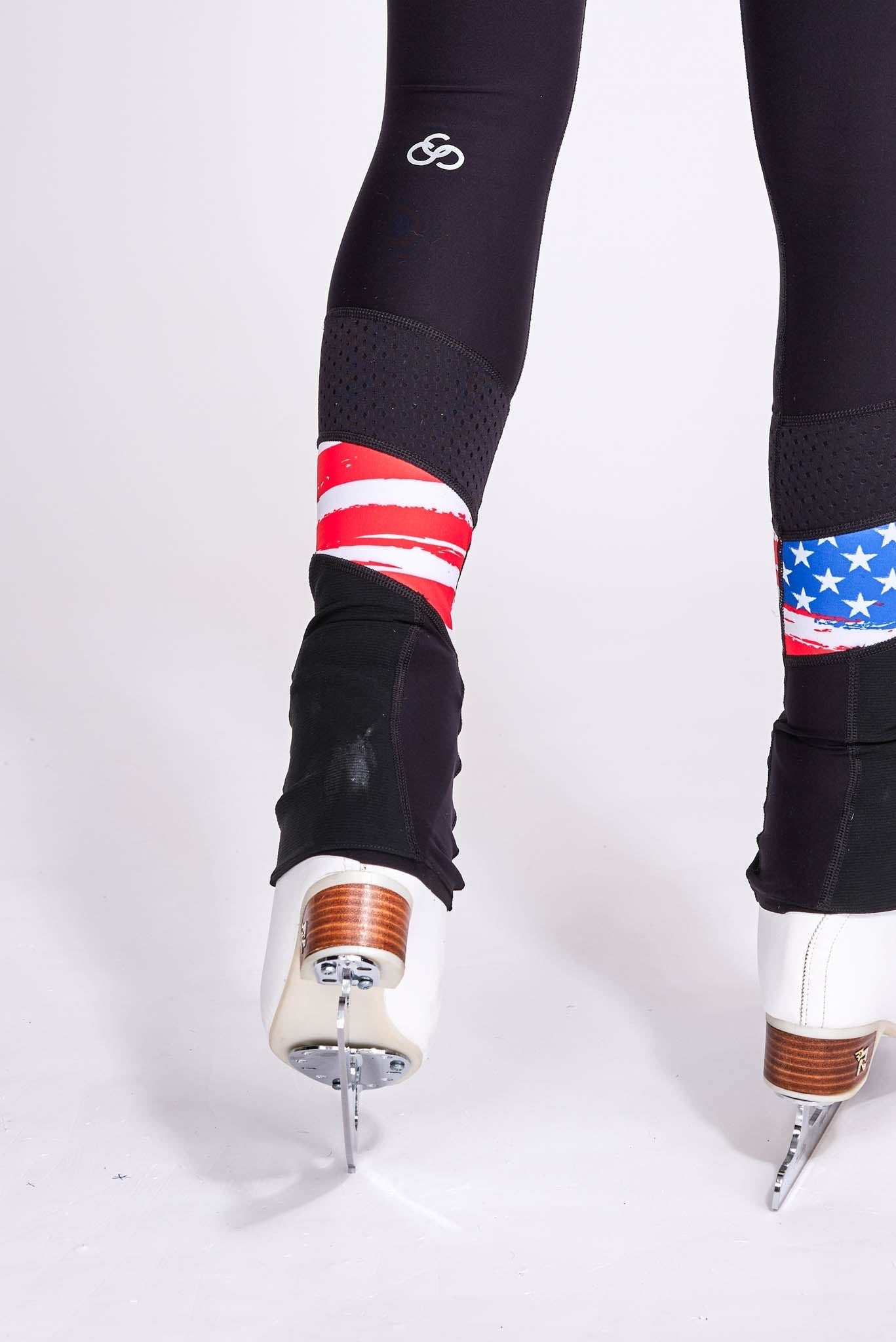 Women's USA Non-Slip Figure Skating Leggings