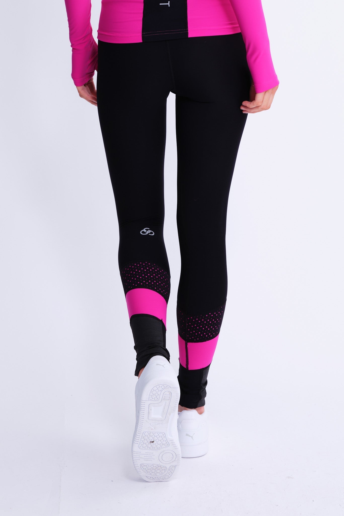 Women s No Slip Figure Skating Leggings in Fuchsia Chique Sport