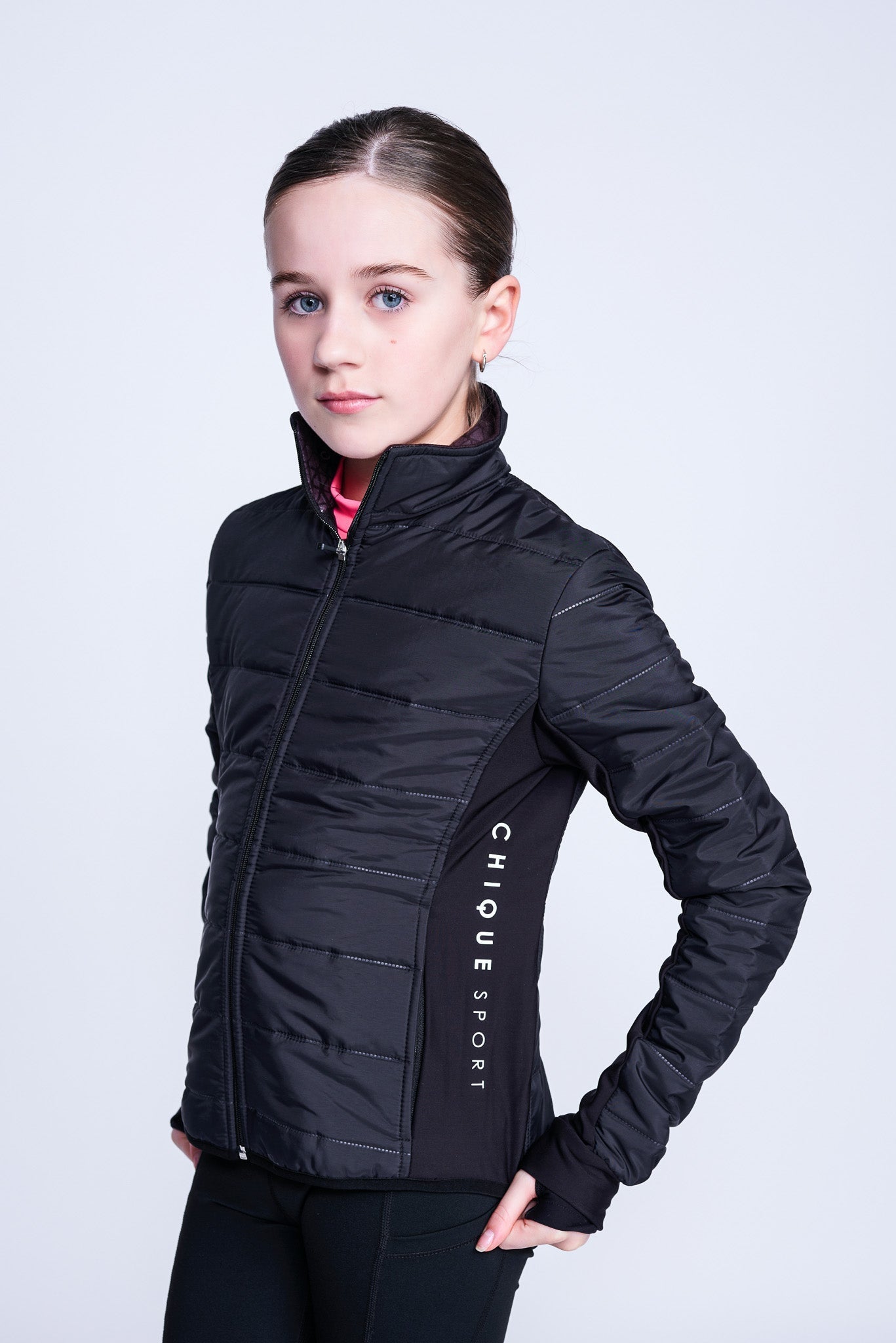 CHIQUE SPORT Girls' Train to win coat size 140 RRP £128
