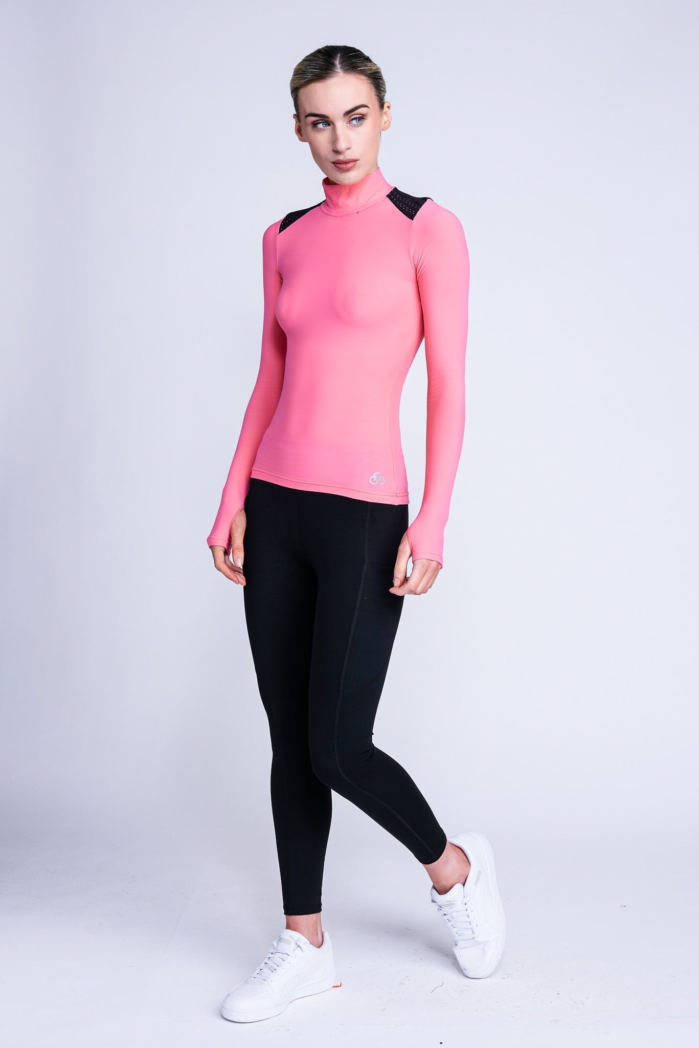 Passion Long-Sleeve Top in Coral
