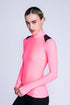 Passion Long-Sleeve Top in Coral