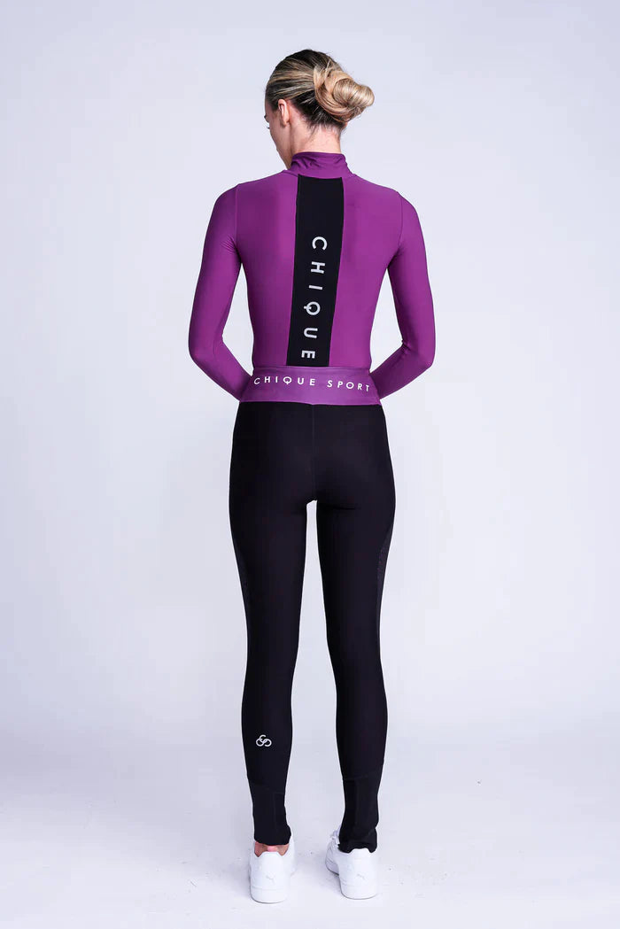 Empower On-Ice Leggings in Berry