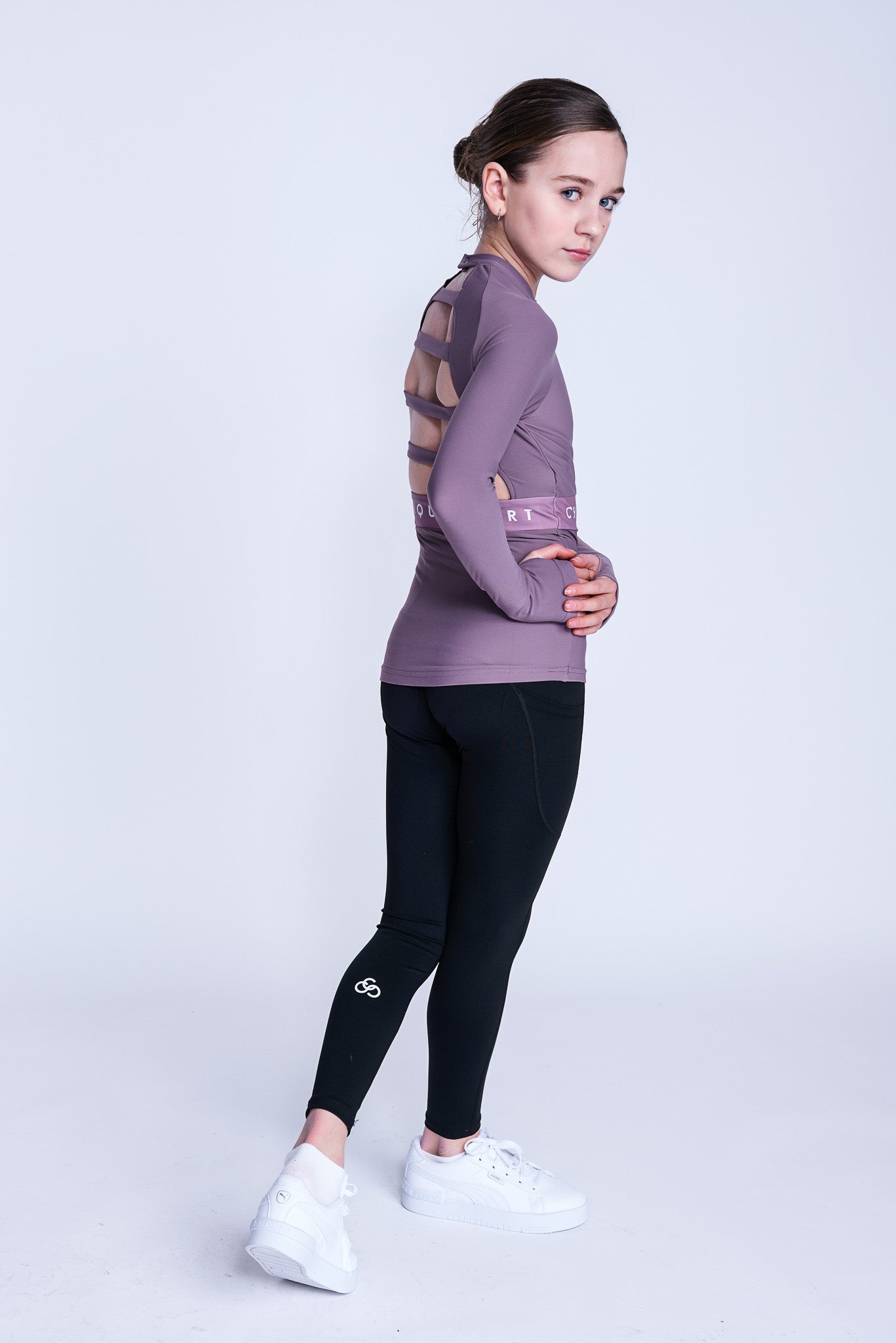 Empower Long-Sleeve Top in Mink
