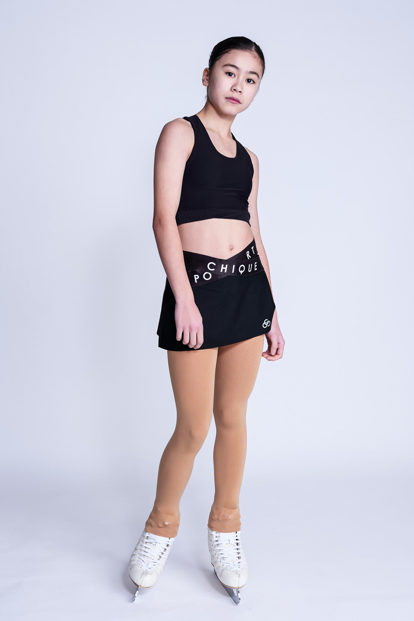 Fierce A-Line Skirt in Black