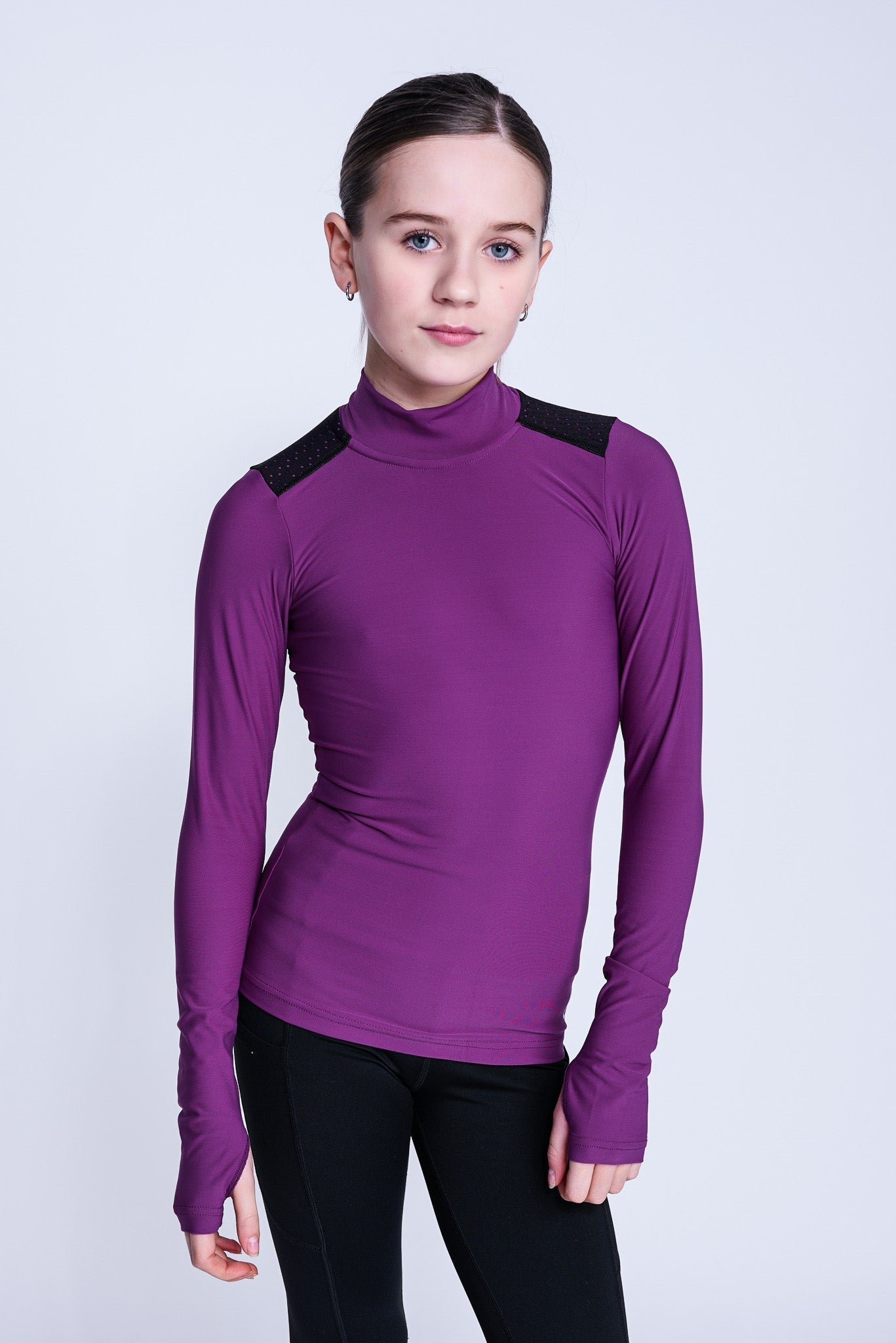 Passion Long-Sleeve Top in Berry